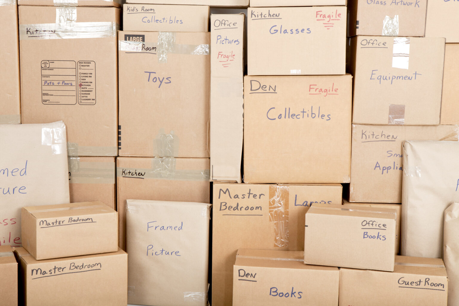 How To Label Boxes For Moving